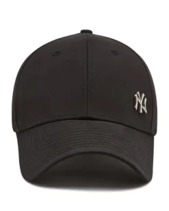 NEW ERA - Cappello regolabile nero con logo metallizzato - 9FORTY
