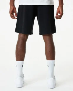 NEW ERA - Pantaloni corti neri con logo Chicago Bulls