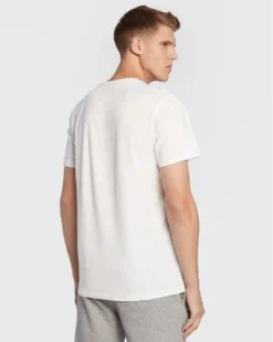 NEW ERA - T shirt girocollo nera in cotone con logo bianco