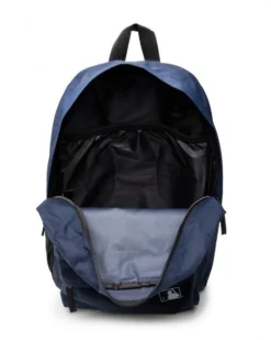 NEW ERA - Zaino blu e bianco con spallacci regolabili e tasca frontale