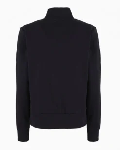 ONLY -  FELPA FULL ZIP NERA   CON LOGO STRASS DA DONNA, 10107