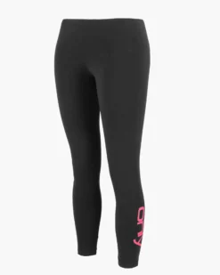 ONLY- LEGGINGS NERI CON DETTAGLI FUXIA DA DONNA, 10110