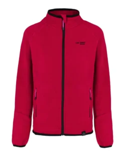 ON SPIRIT - FELPA FUXIA IN PILE DA DONNA FULL ZIP
