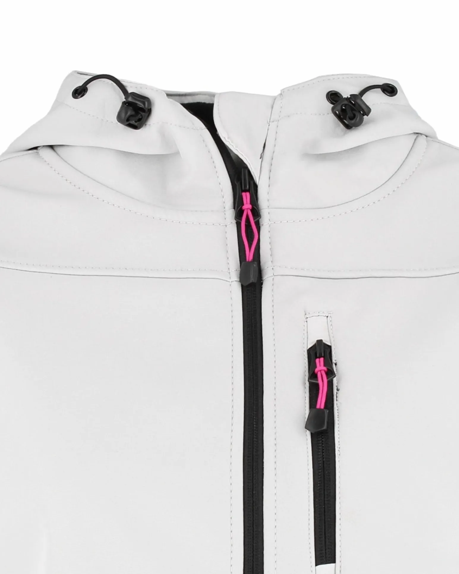 ON SPIRIT - GIACCA DONNA CON CAPPUCCIO SOFTSHELL BIANCA - CLELIA