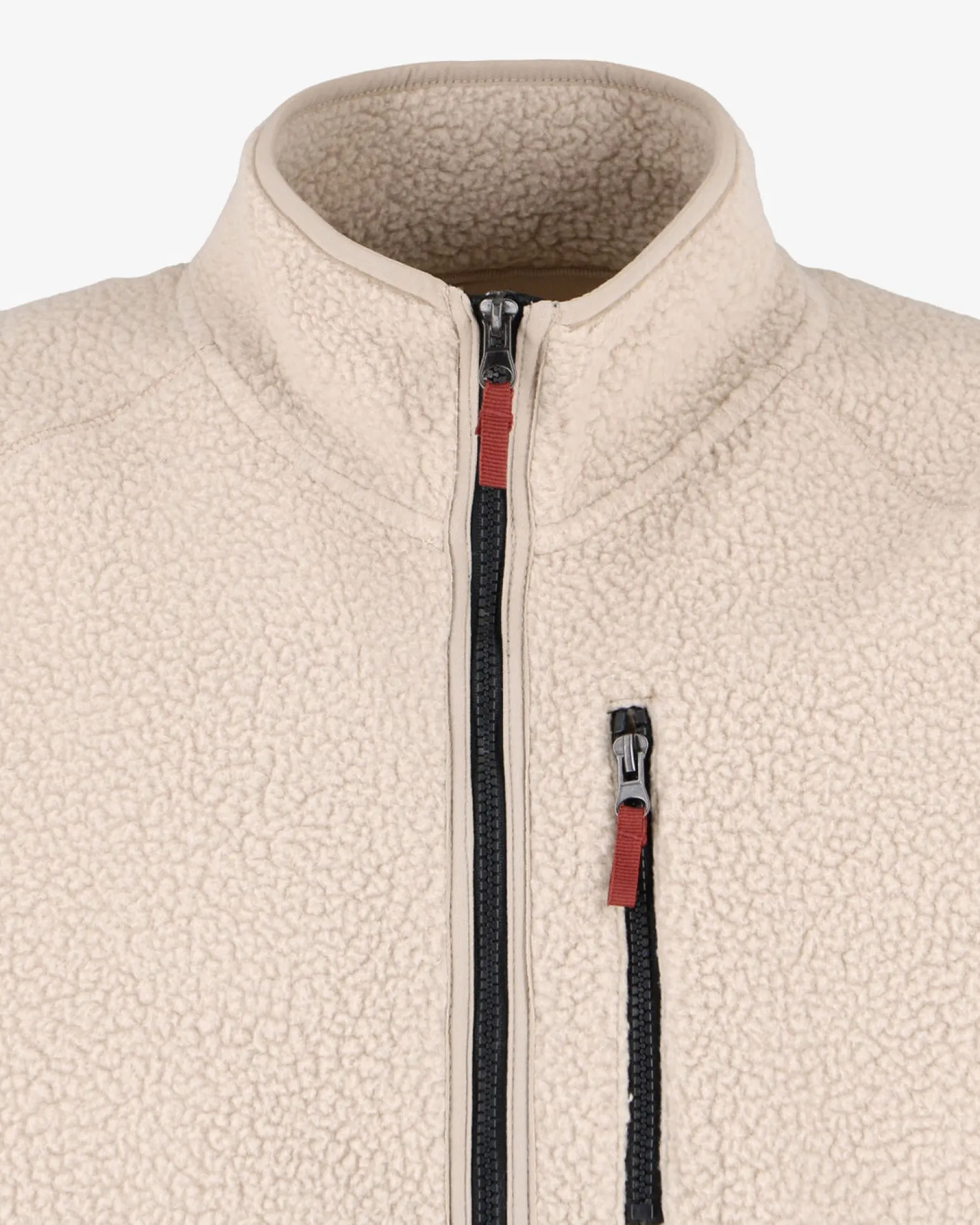 ON SPIRIT - GIACCA IN SHERPA UOMO BEIGE FULL ZIP- BORGHY