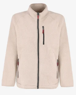 ON SPIRIT - GIACCA IN SHERPA UOMO  BEIGE  FULL ZIP-  BORGHY