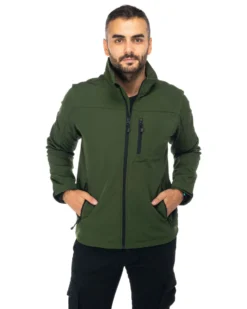 ON SPIRIT - GIACCA VERDE IN SOFTSHELL DA UOMO AU01952