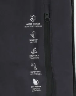 ON SPIRIT - GIUBBINO CON CAPPUCCIO FULL ZIP  IMBOTTITO DA UOMO BLU , ADELFO