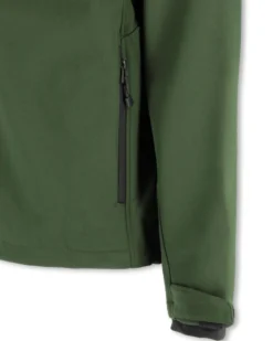ON SPIRIT - GIUBBINO CON CAPPUCCIO FELPATO SOFTSHELL UOMO VERDE- MAURO