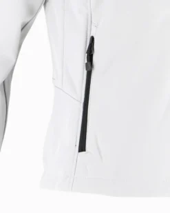 ON SPIRIT - GIUBBINO CON CAPPUCCIO FELPATO SOFTSHELL DONNA BIANCO - ALBA