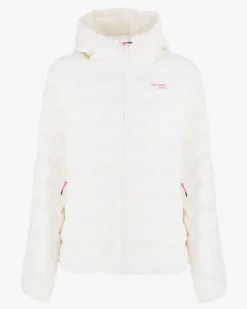 ON SPIRIT - GIUBBINO DONNA CON CAPPUCCIO BIANCO - LUISA