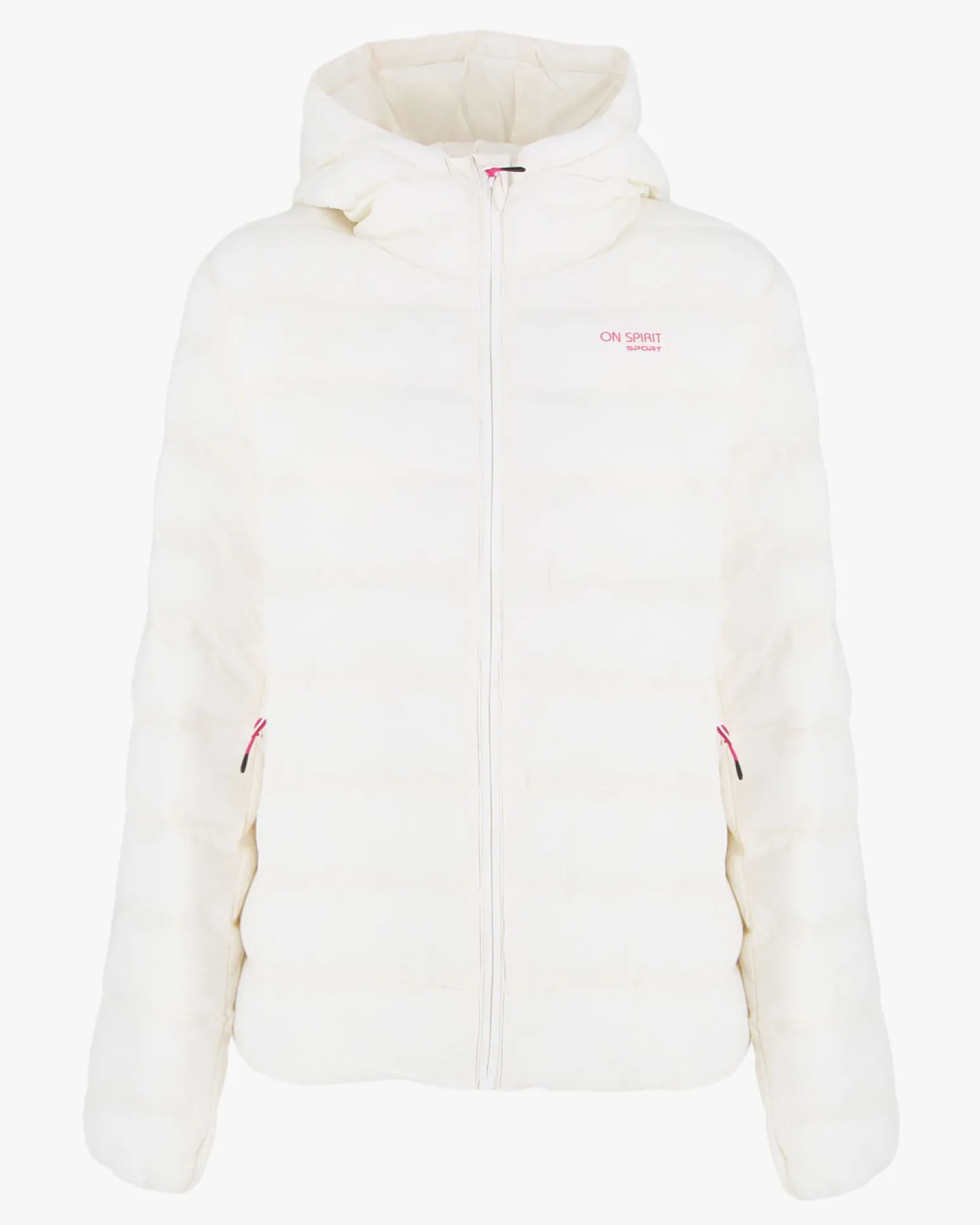 ON SPIRIT - GIUBBINO DONNA CON CAPPUCCIO BIANCO - LUISA