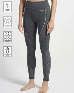 ON SPIRIT -  LEGGINGS  TERMICI DONNA  GRIGI ORIETTA   - AD9V181_A5800