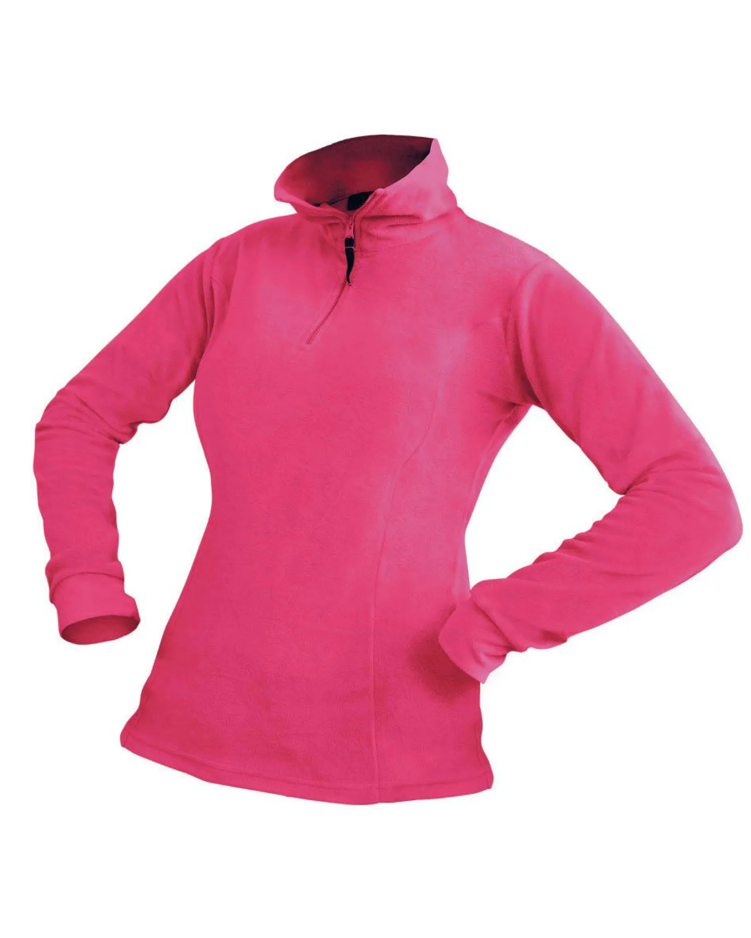 ON SPIRIT - MICROPILE DONNA MEZZA ZIP ROSA ACCESO - ERICA