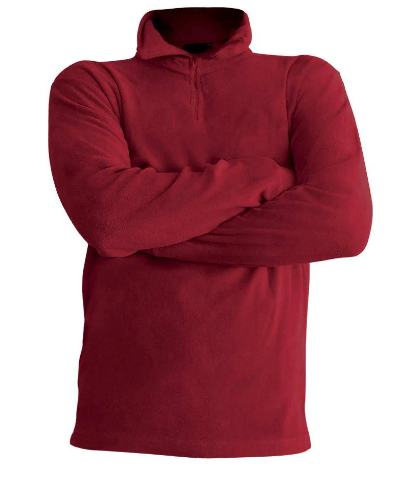 ON SPIRIT - MICROPILE UOMO MEZZA ZIP BORDEAUX EDOARDO