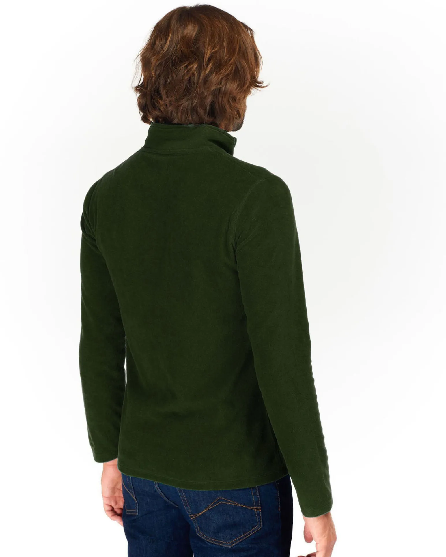 ON SPIRIT - MICROPILE UOMO MEZZA ZIP NERO - VITTORIO