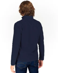 ON SPIRIT - MICROPILE UOMO MEZZA ZIP BLU SCURO - VITTORIO