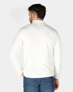 ON SPIRIT - MICROPILE UOMO  MEZZA ZIP BIANCO - VITTORIO