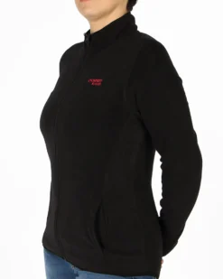 ON SPIRIT - PILE DONNA FULL ZIP NERO - LUANA