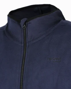 ON SPIRIT - PILE UOMO CON CAPPUCCIO FULL ZIP BLU SCURO - ANDREA