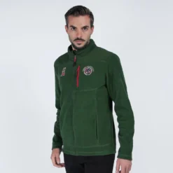 ON SPIRIT - PILE UOMO FULL ZIP VERDE -  MATTIA
