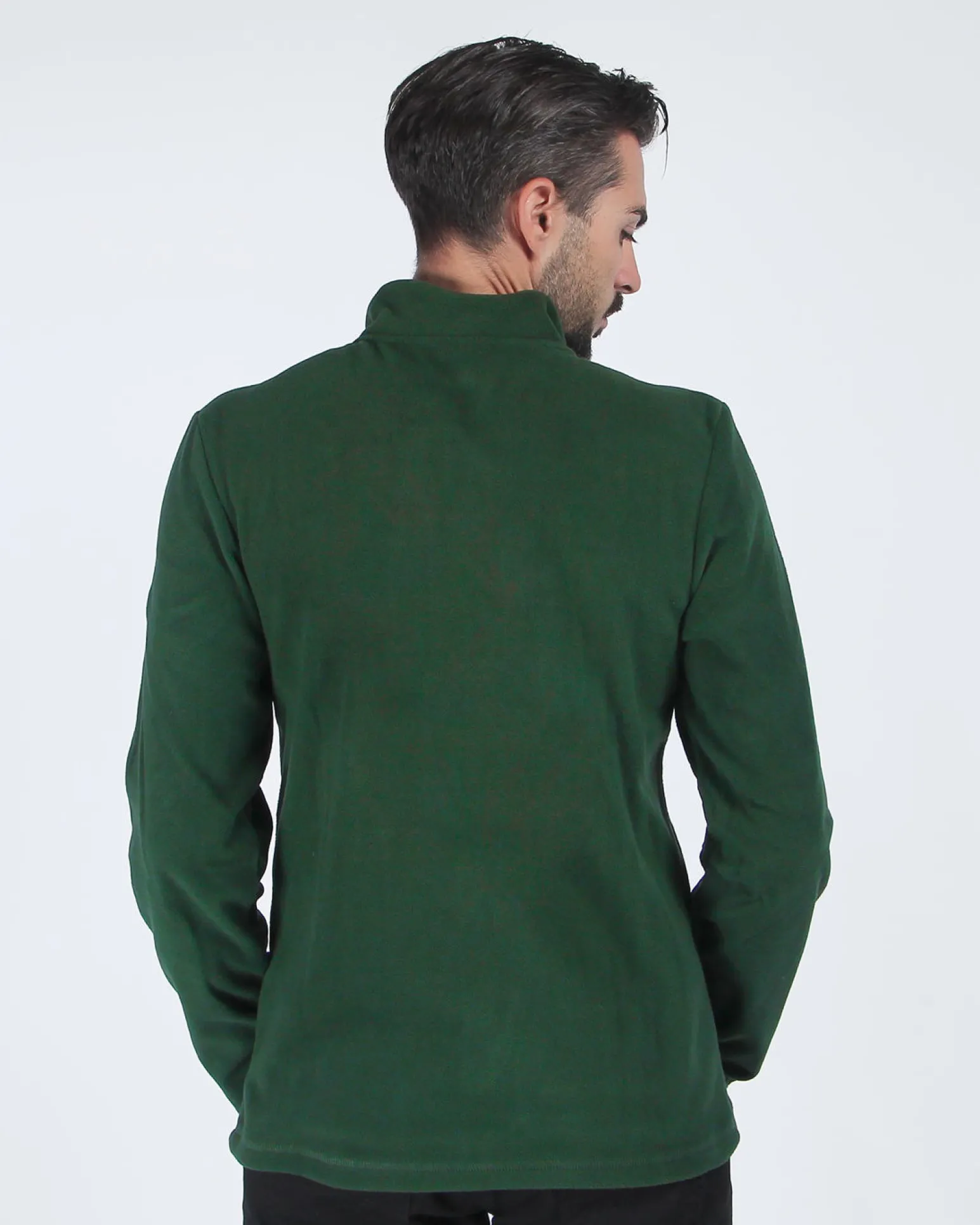 ON SPIRIT - PILE UOMO FULL ZIP VERDE - MATTIA