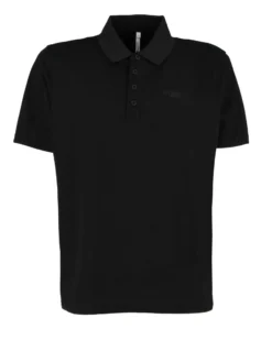 ON SPIRIT - POLO MEZZA MANICA NERA DA UOMO - LEROY
