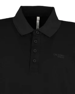 ON SPIRIT - POLO MEZZA MANICA NERA DA UOMO - LEROY