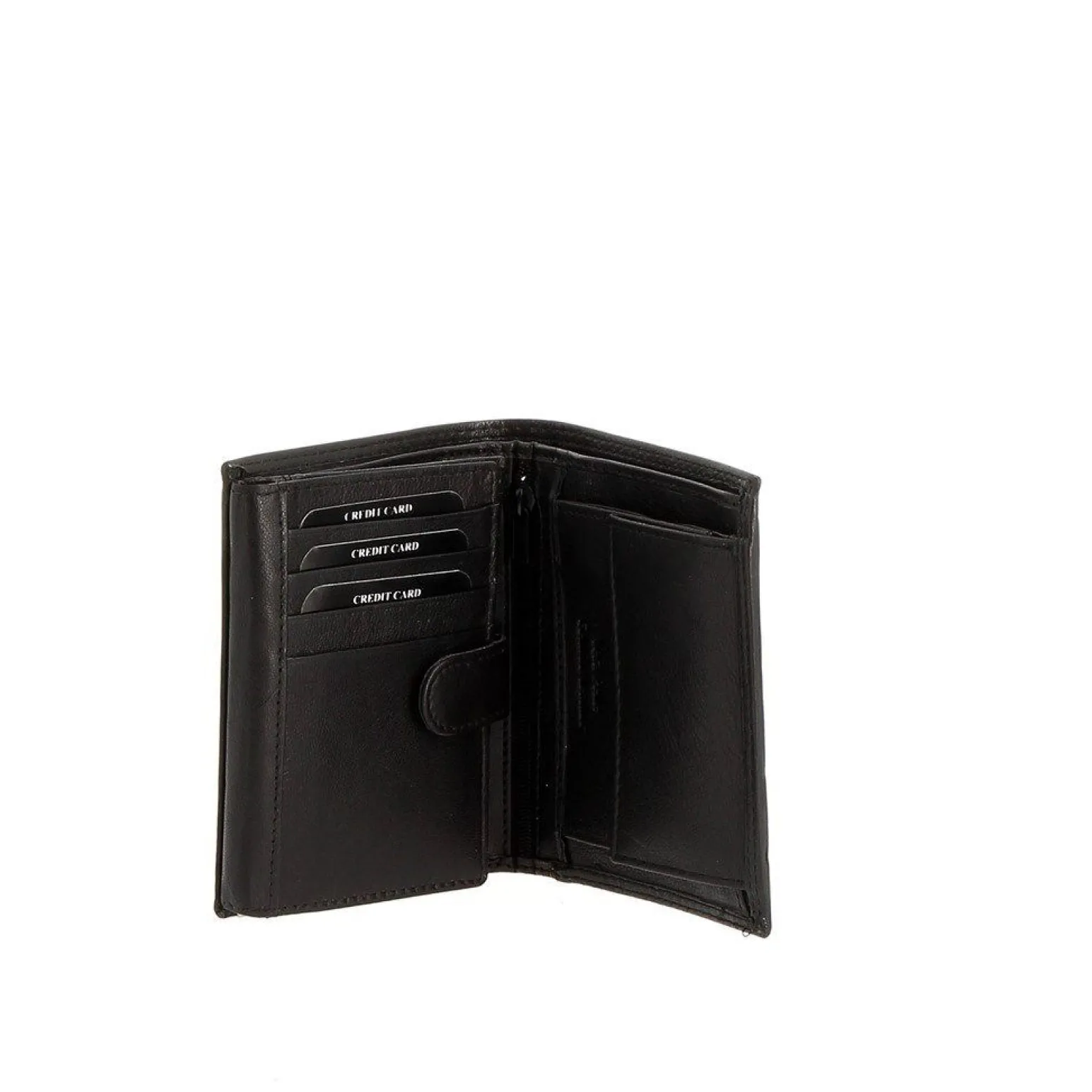 ON SPIRIT- Portafoglio tasconcino in VERA PELLE con scomparto interno con bottone