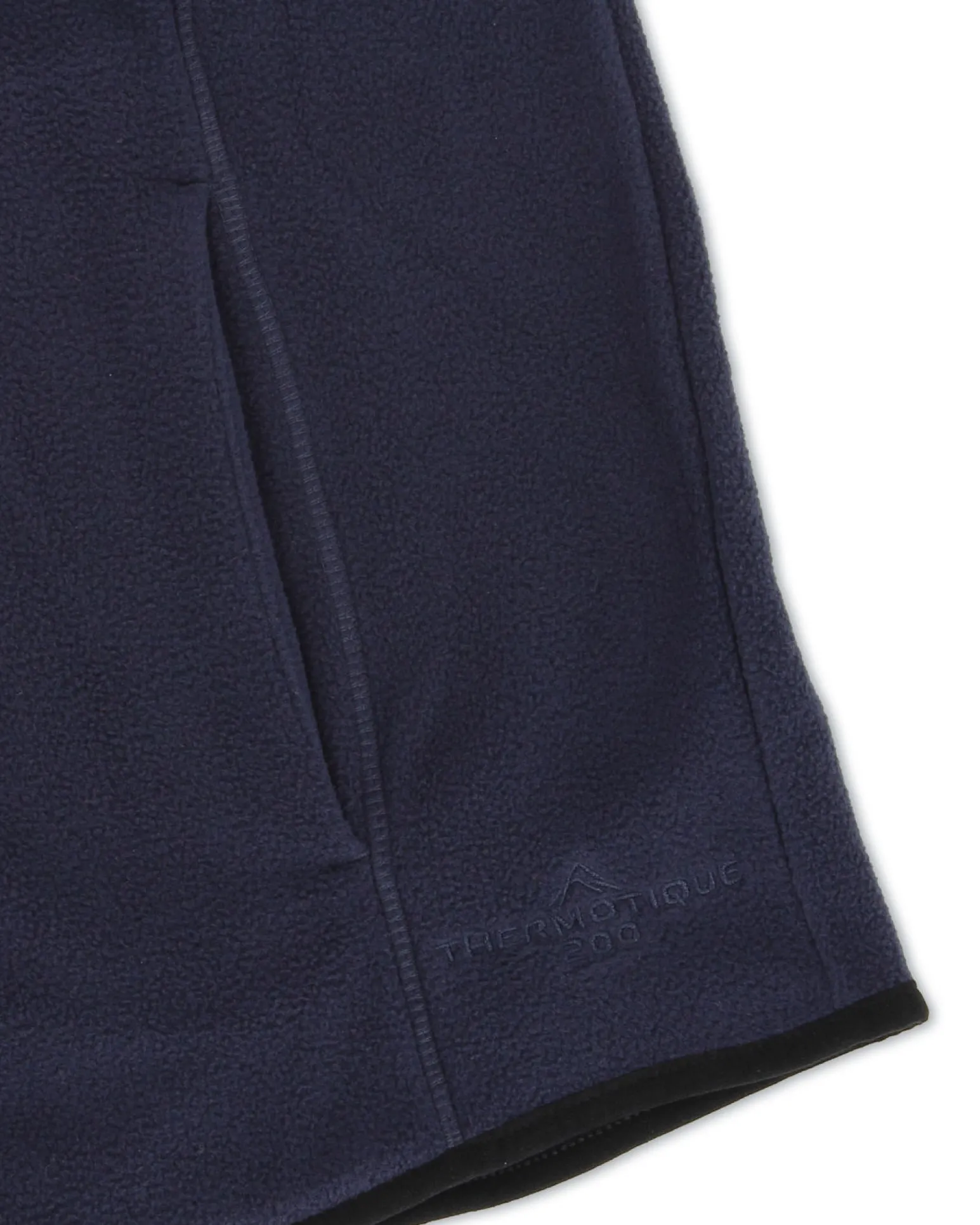 ON SPIRIT - SMANICATO IN PILE UOMO FULL ZIP BLU SCURO - SIMONE