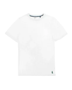 ON SPIRIT - T-shirt girocollo da uomo bianca con stampa posteriore