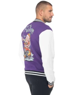 ON SPIRIT - UOMO FELPA BOMBER COLLEGE