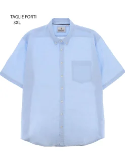 OVER CAMICIA MANICA CORTA LINO