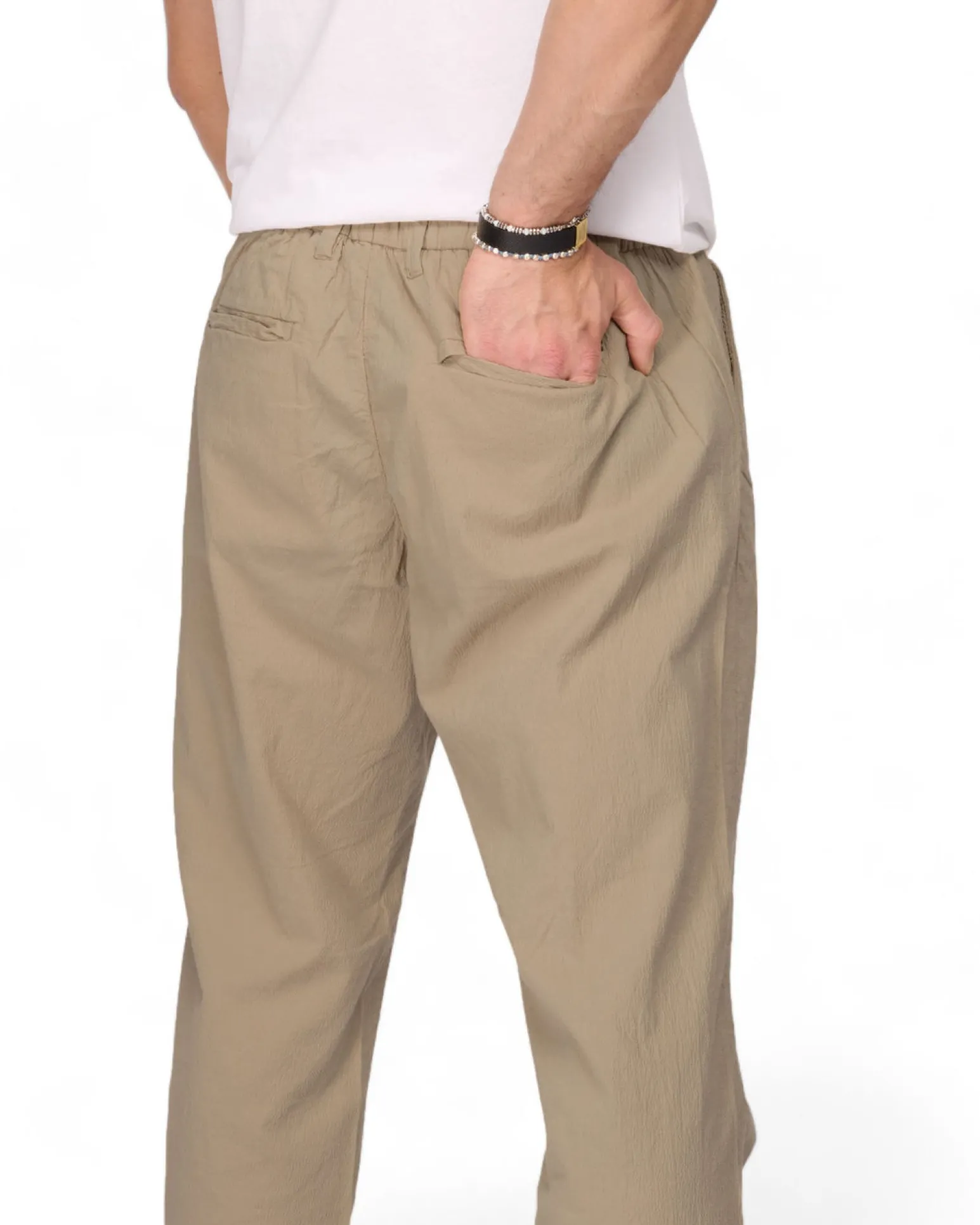 PANTALONE LACCIO GOFFRATO