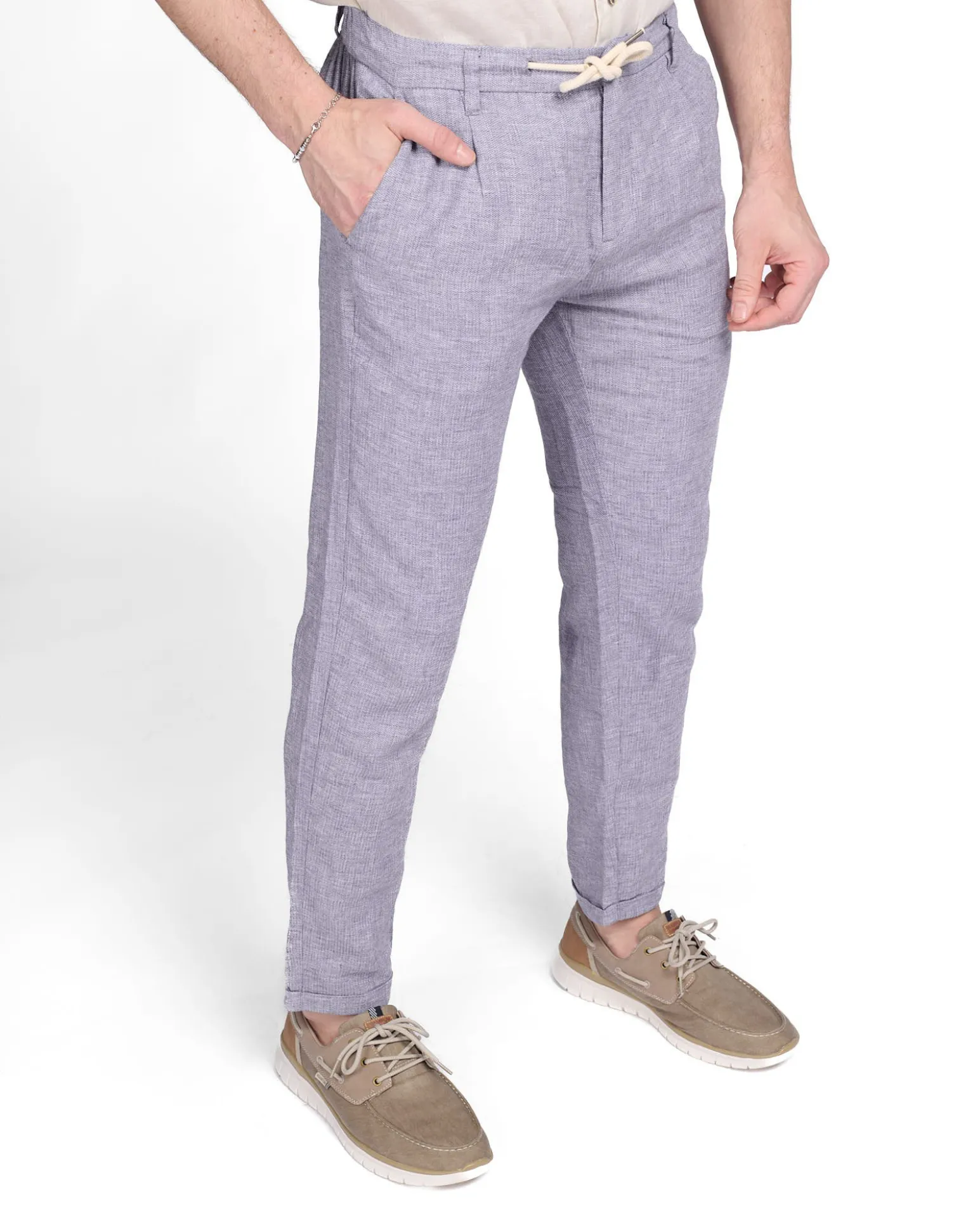 PANTALONE TASCA AMERICA LACCIO
