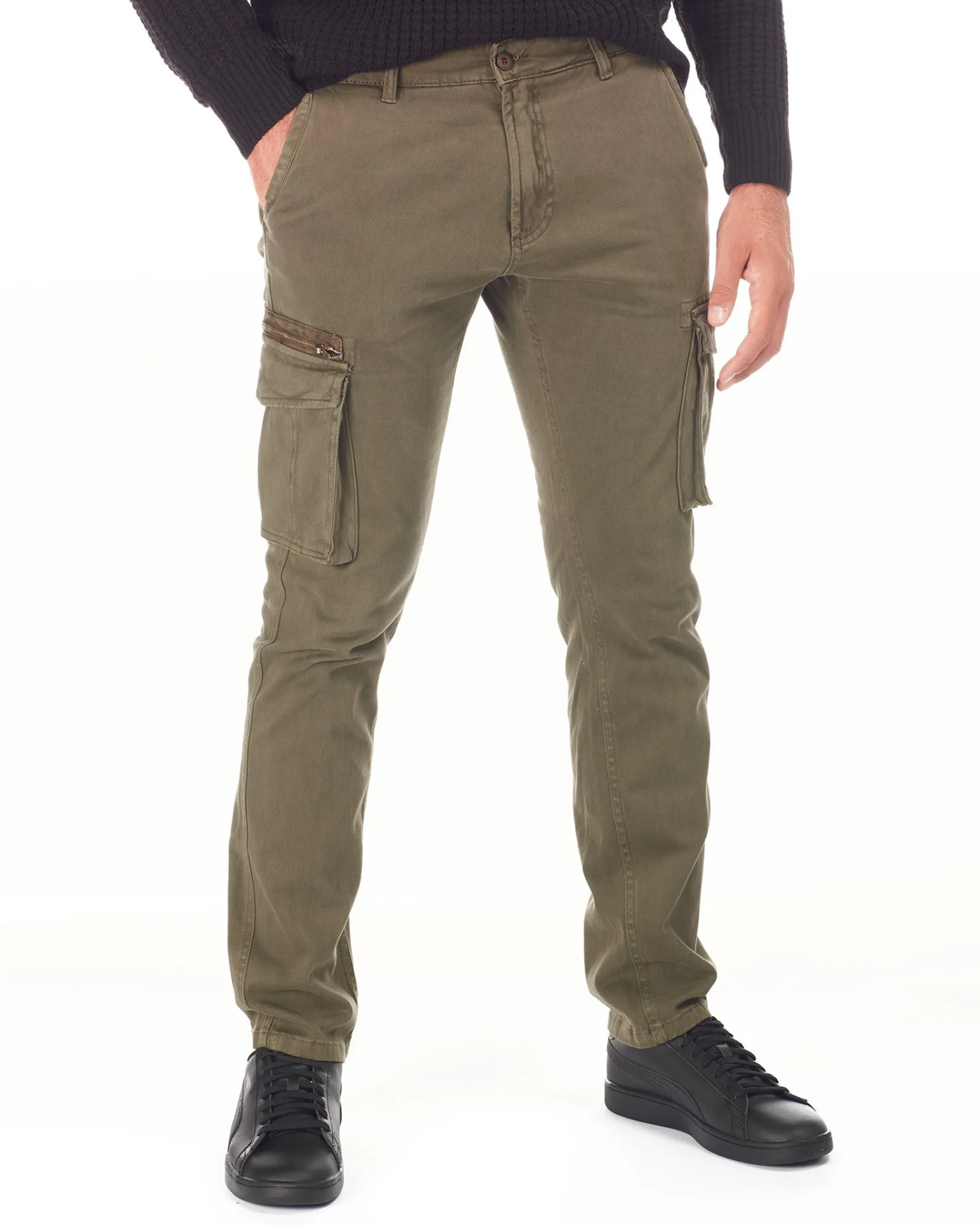 PANTALONE TASCA LATERALE CON ZIP