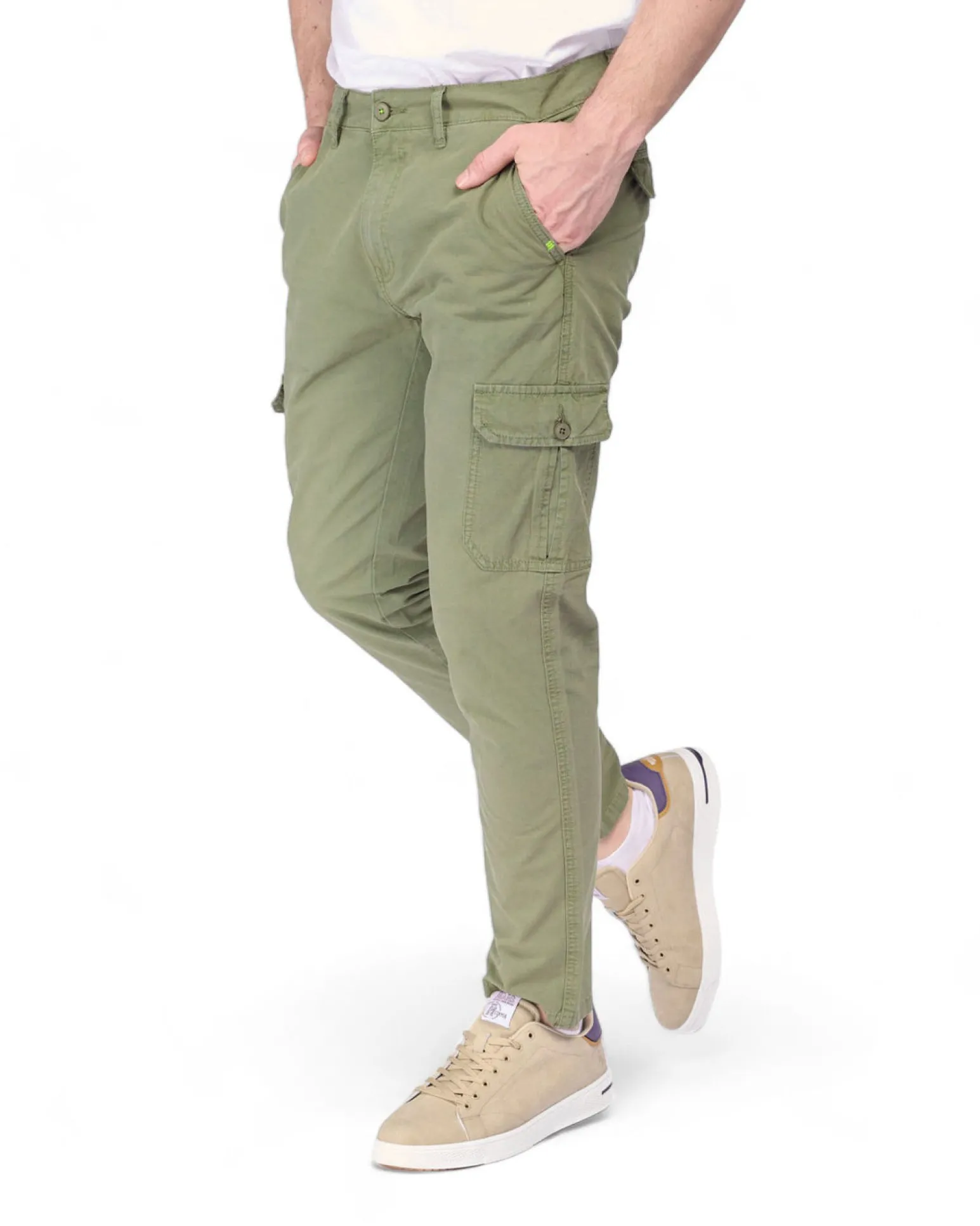 PANTALONE TASCA LATERALI RIP STOP