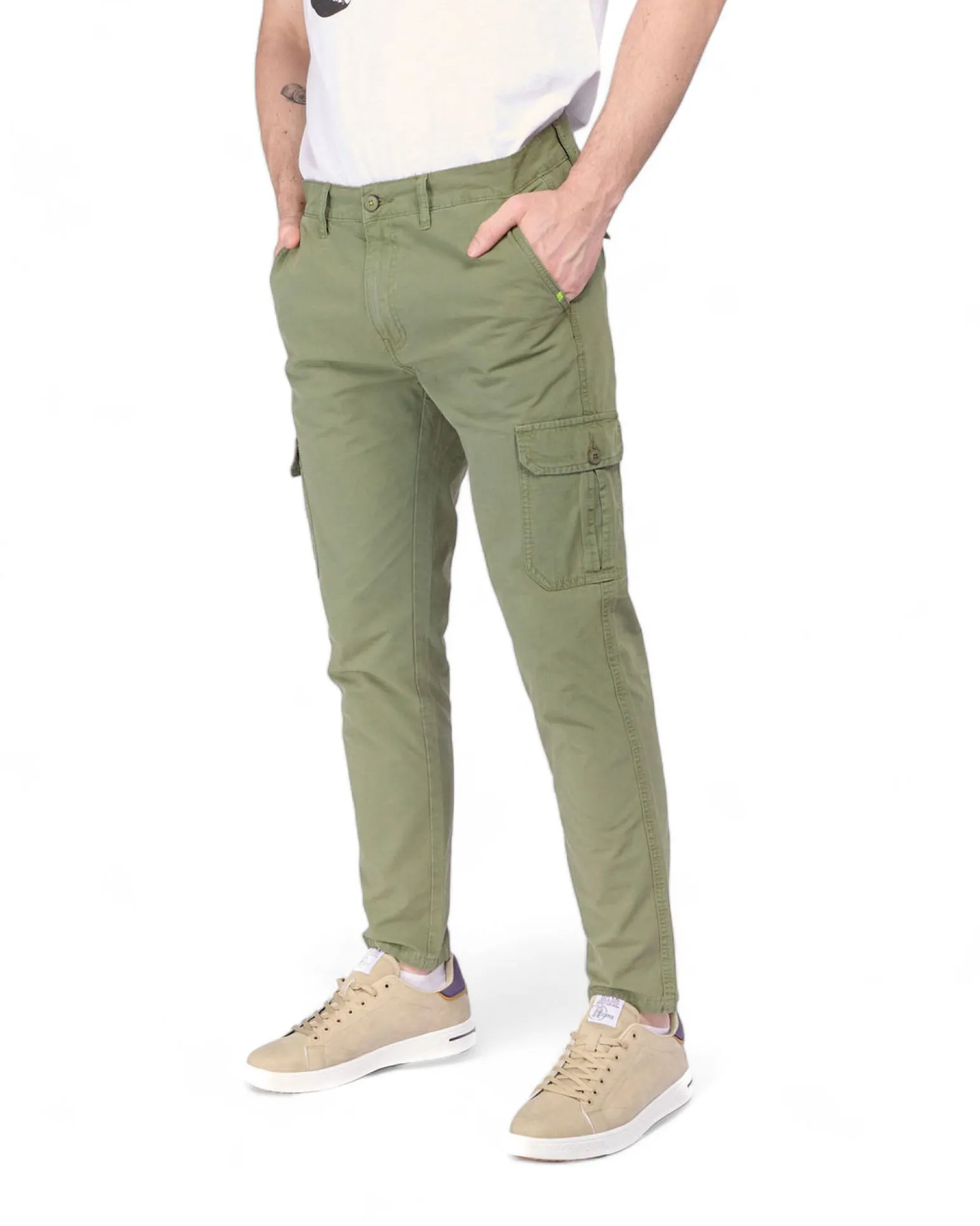 PANTALONE TASCA LATERALI RIP STOP