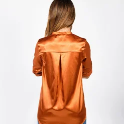 PAQUITA - CAMICIA MANICA 3/4 SCOLLO V
