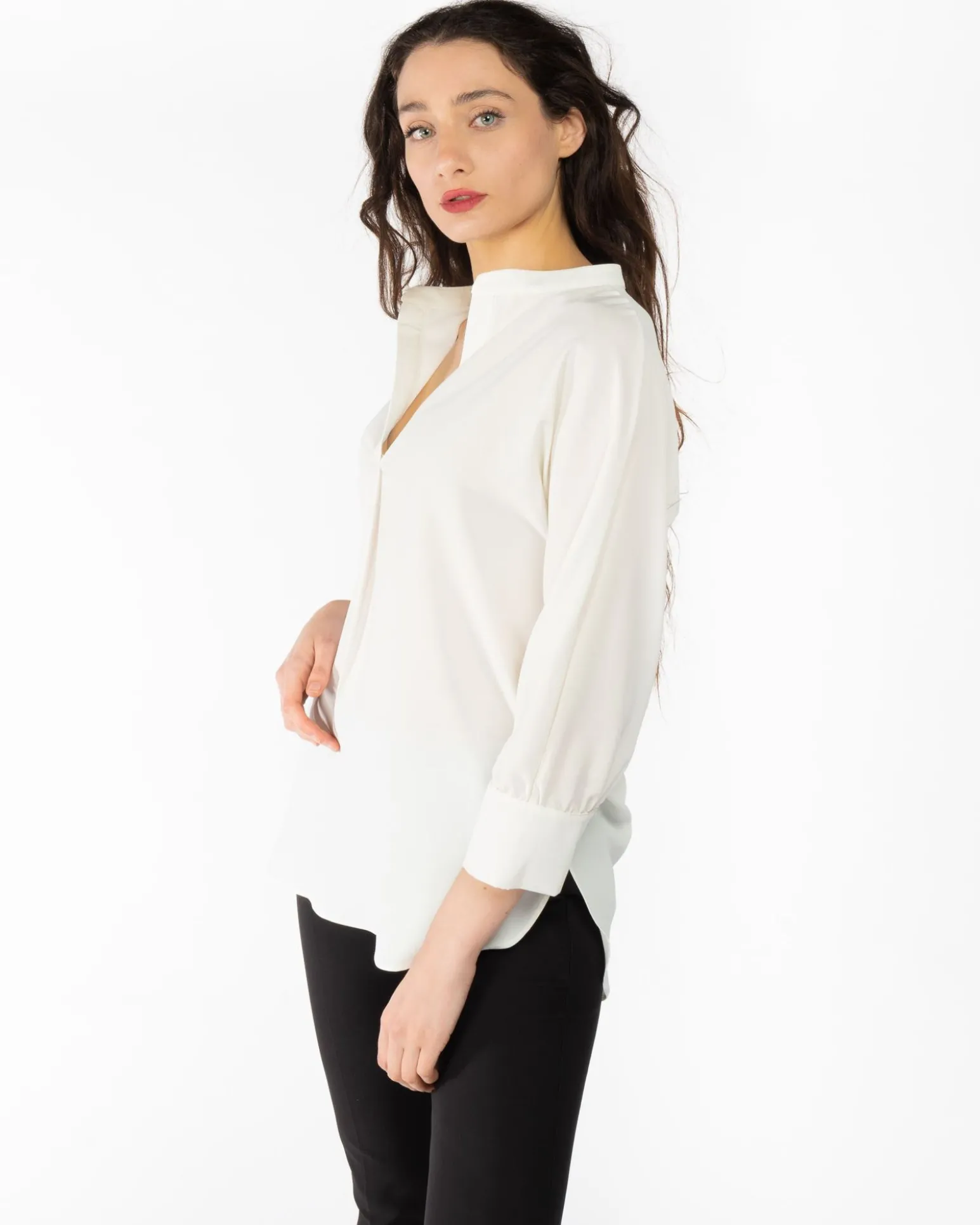 PAQUITA - CAMICIA MANICA 3/4 UNITO