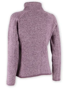 PILE FZ  KNIT POLAR BRUNA MAUVE