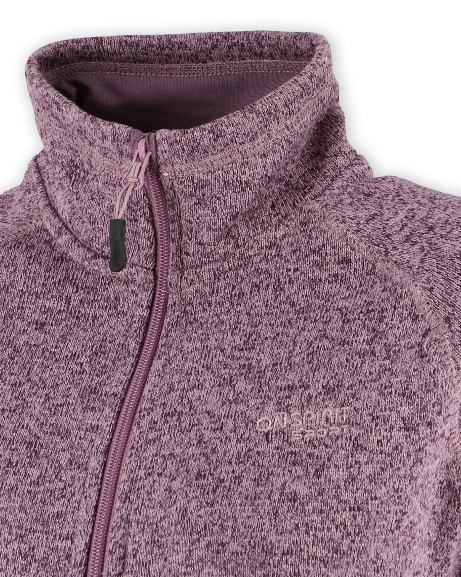 PILE FZ KNIT POLAR BRUNA MAUVE