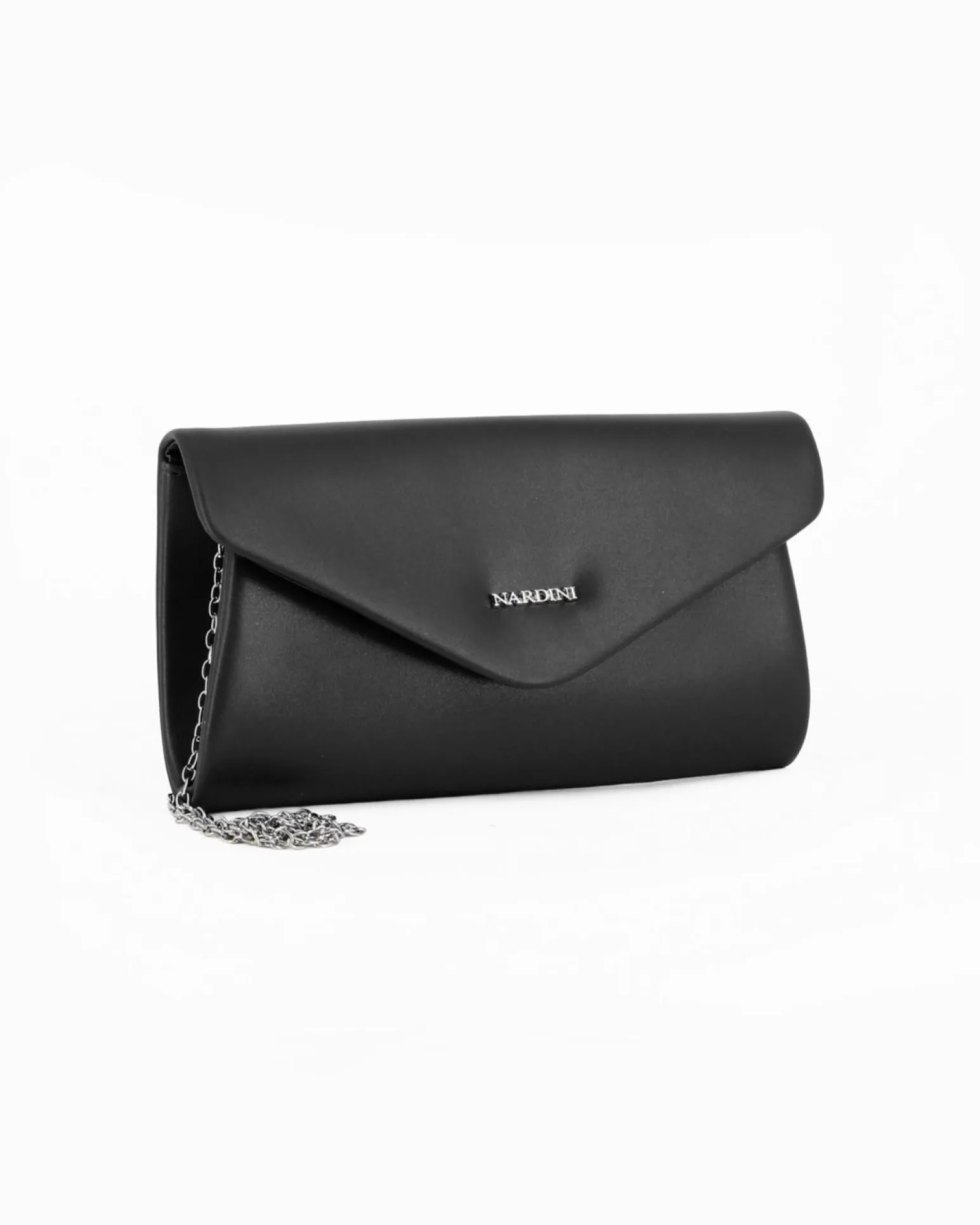 POCHETTE PU C/PATTA A PUNTA+LETTERING