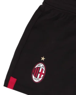 PUMA-  ACM SHORTS REPLICA BIMBO  BLACK TANGO- RED
