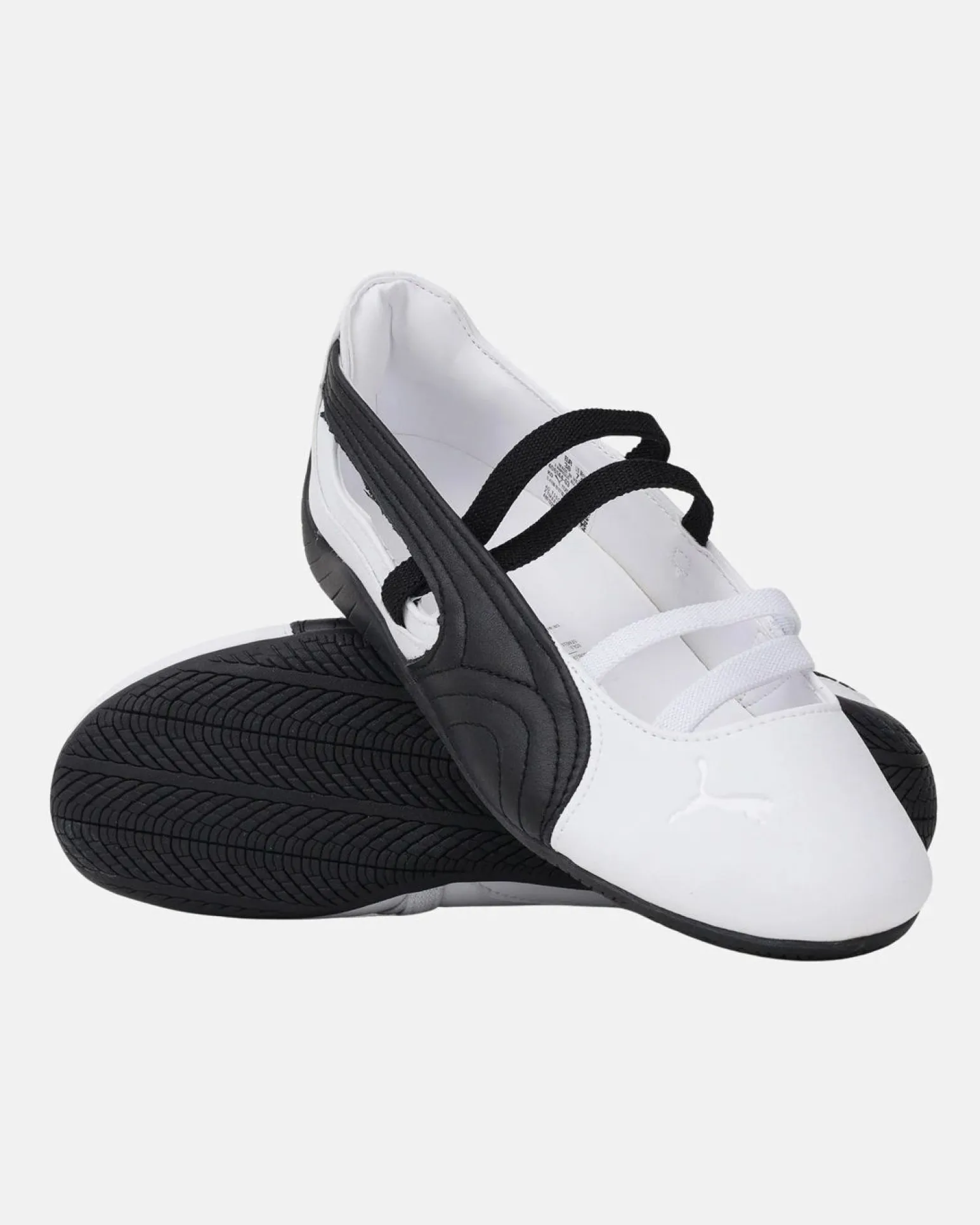 PUMA - BALLERINA SPEEDCAT BALLET LTHR BIANCA E NERA DA DONNA, 406144-03