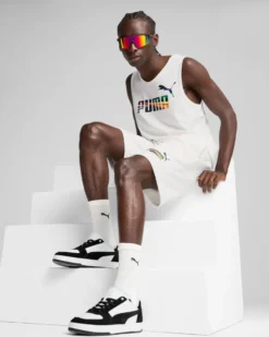 PUMA - CANOTTA BIANCA LOVE UNITED TANK DA UOMO - 685602-02