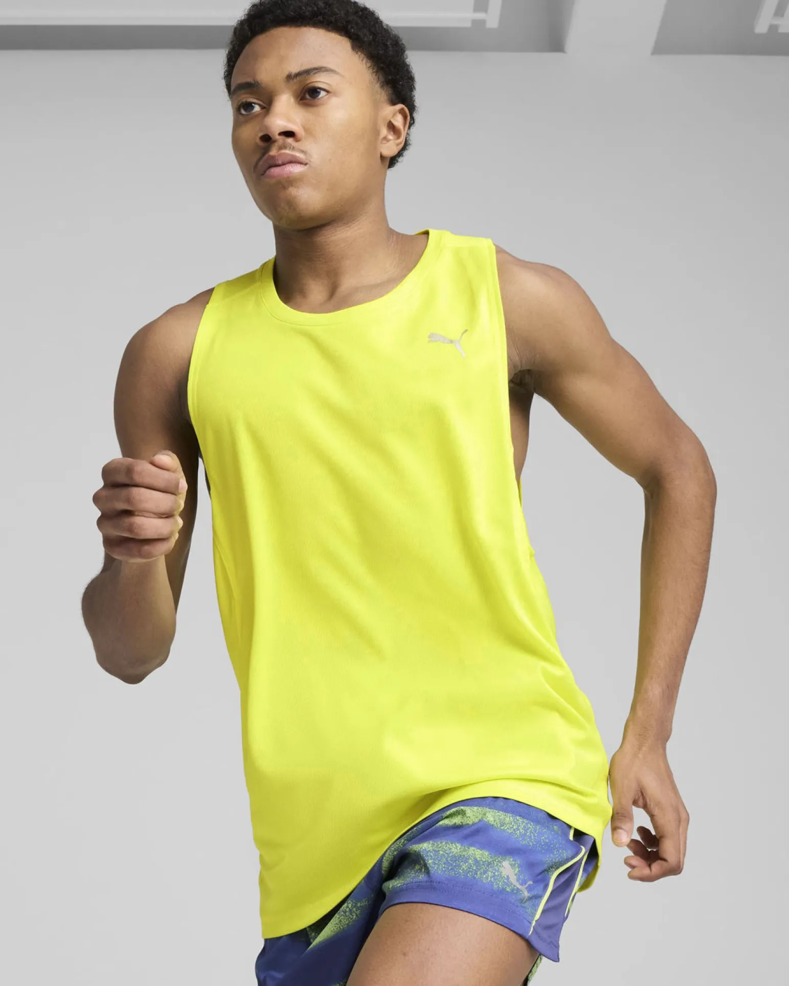 PUMA - CANOTTA GIALLA RUN VELOCITY TANK (POLY) DA UOMO, 526595-39