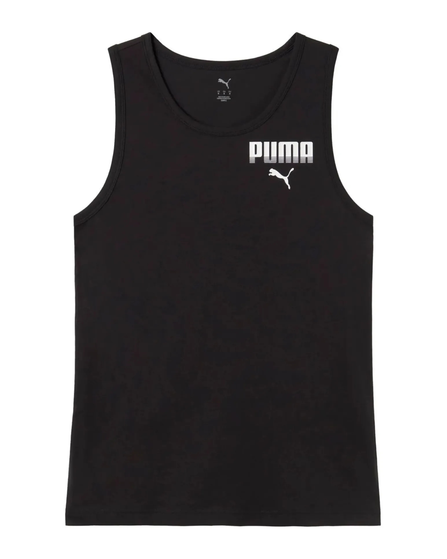 PUMA - CANOTTA NERA ESSENTIAL GRAPHIC TANK DA UOMO, 694933-01