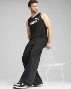 PUMA - CANOTTA NERA ESS NO. 1 LOGO TANK DA UOMO - 682544-01