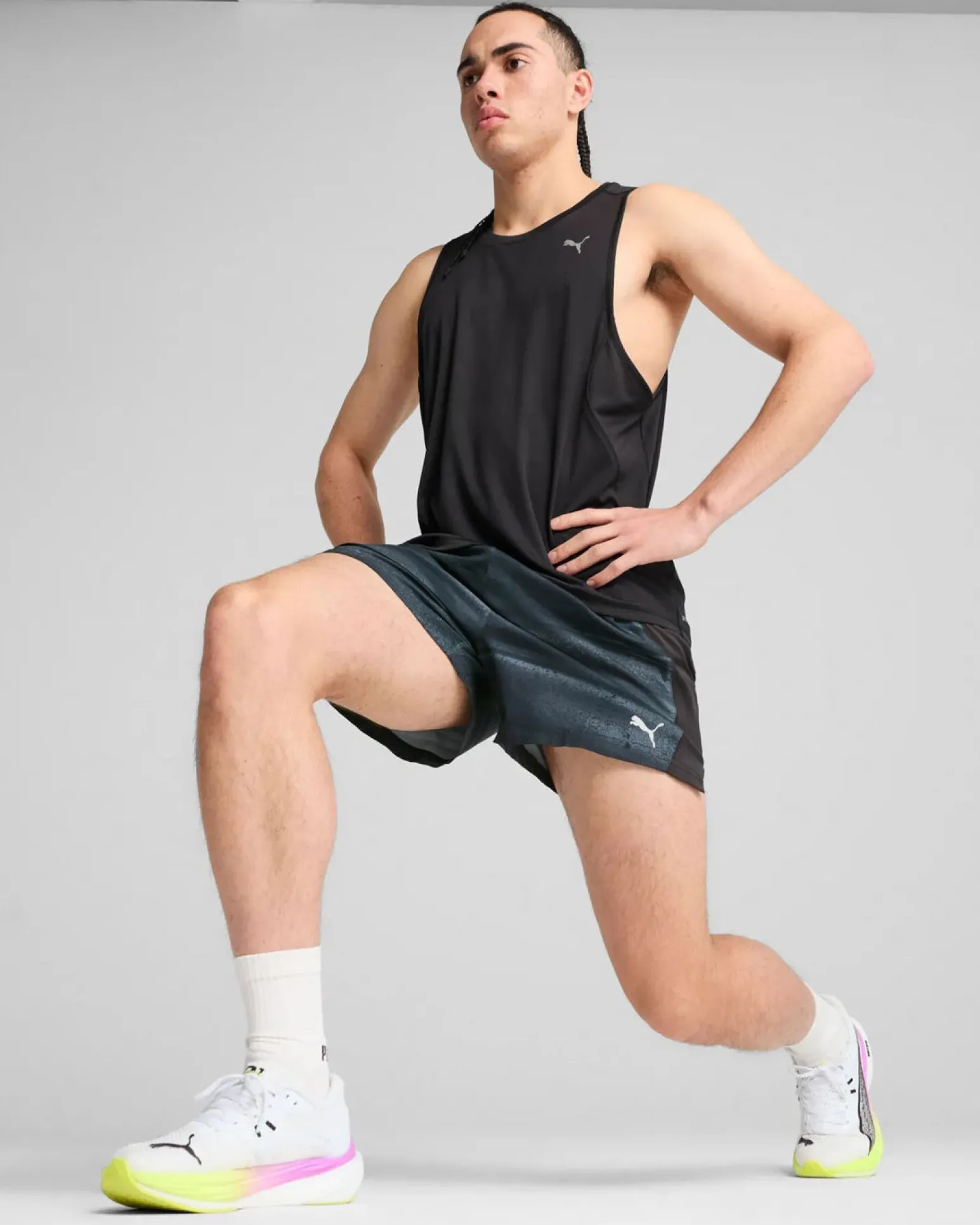 PUMA - CANOTTA NERA RUN VELOCITY TANK (POLY) DA UOMO, 526595-01